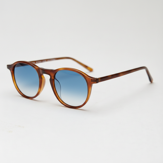 Moira Blue Gradient Lens Sunglasses Side View
