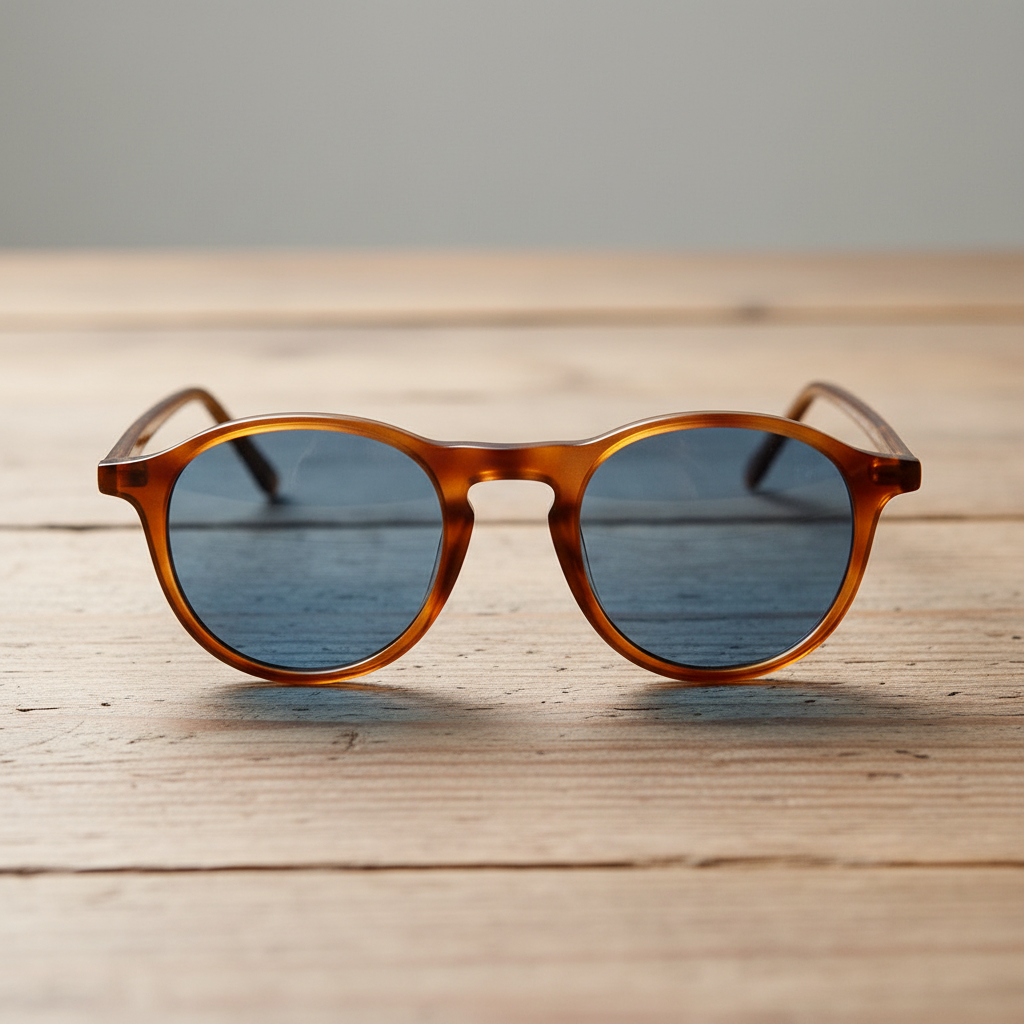 Moira Blue Tinted Lens Sunglasses Lifestyle Shot