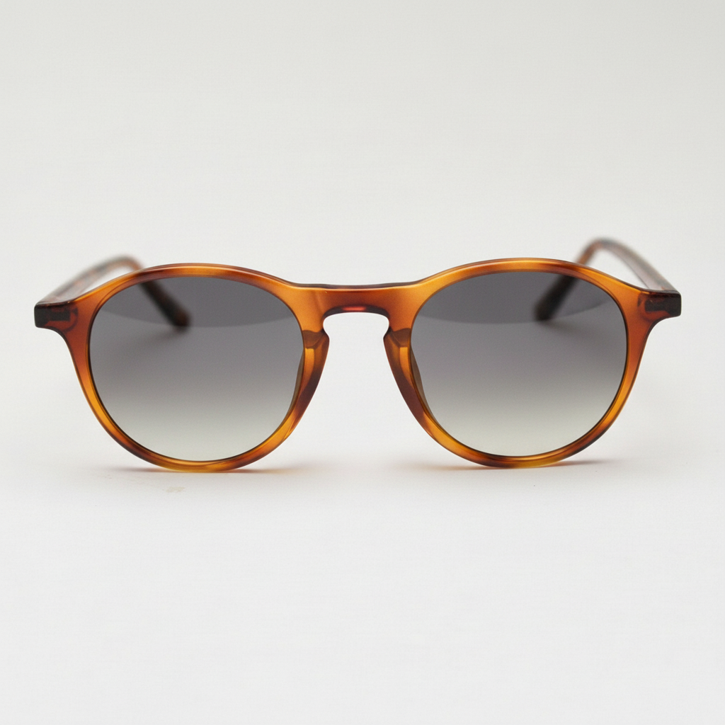 Moira Grey Gradient Lens Sunglasses Front View