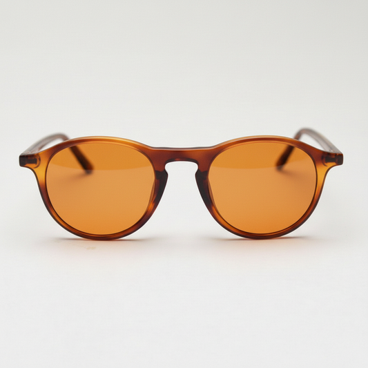 Moira Orange Tinted Lens Sunglasses Front View