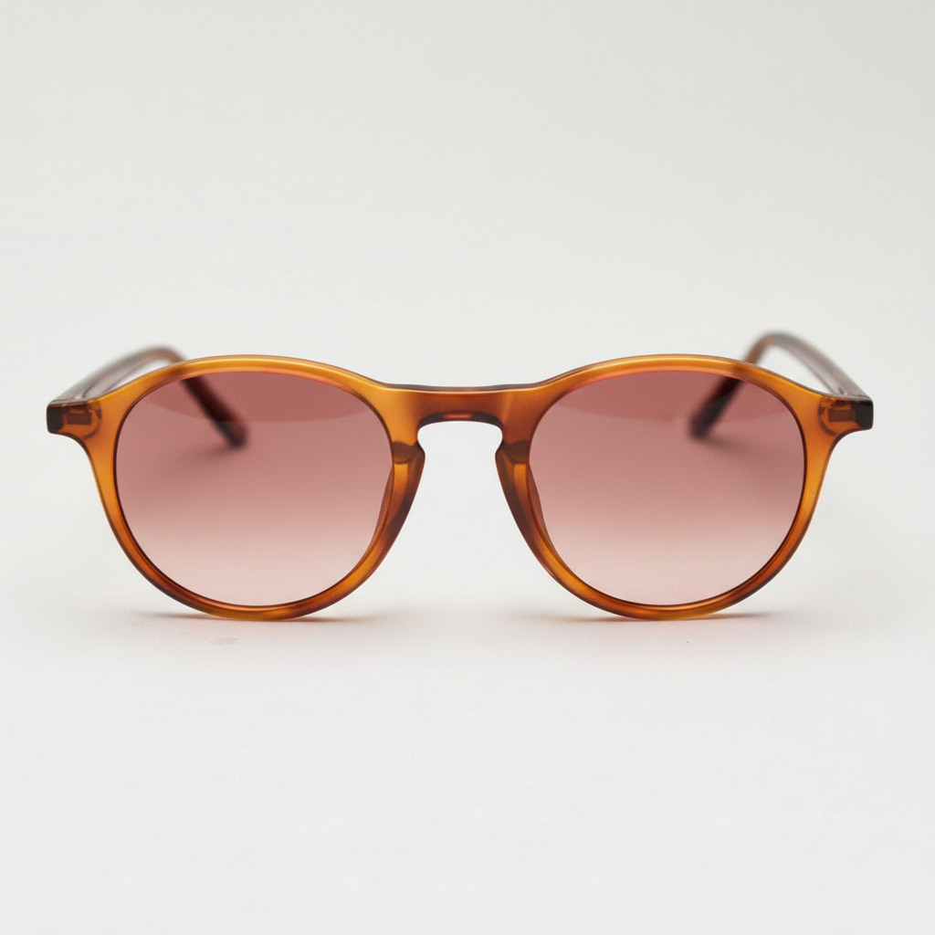 Moira Pink Gradient Lens Sunglasses Front View