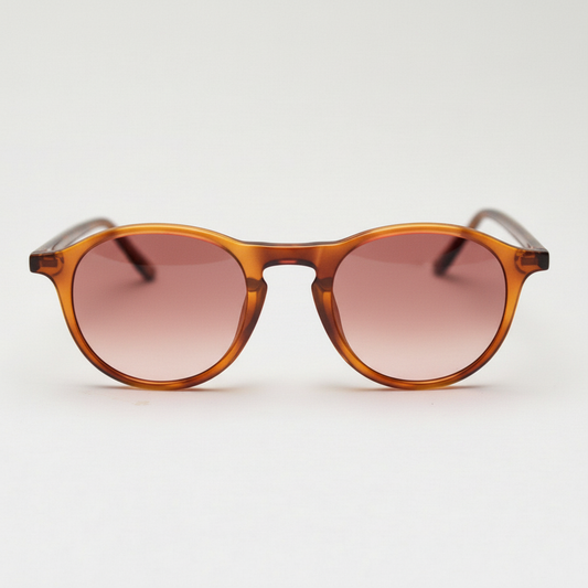 Moira Pink Gradient Lens Sunglasses Front View