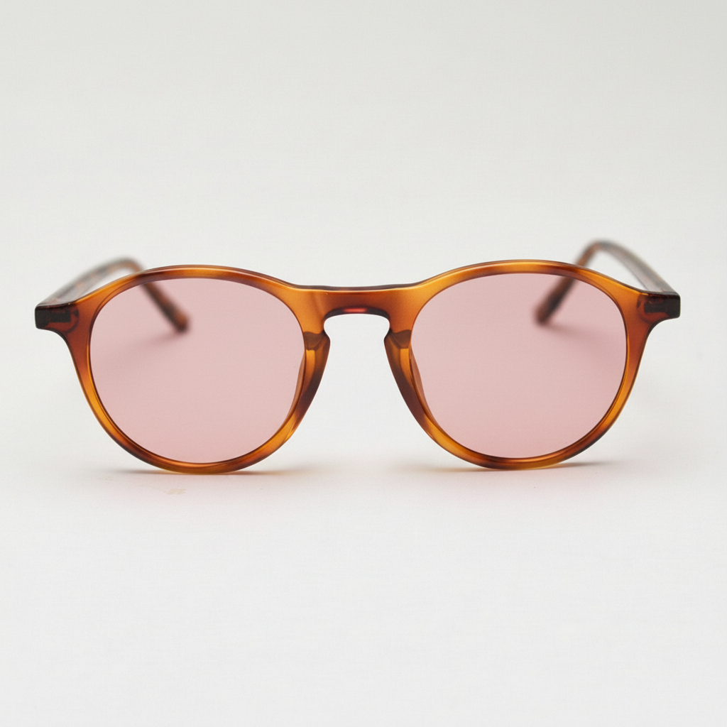 Moira Pink Tinted Lens Sunglasses Front View