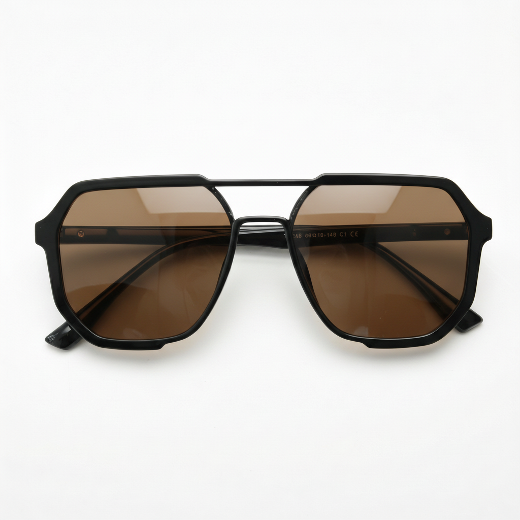 Poppy Brown Tinted Lens Sunglasses Front View