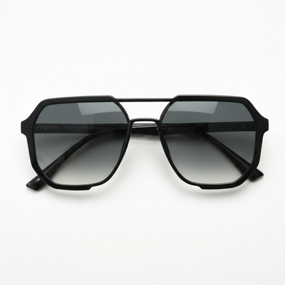 Poppy Grey Gradient Lens Sunglasses Front View
