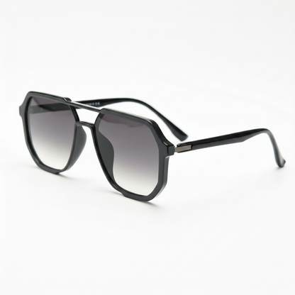 Poppy Grey Gradient Lens Sunglasses Side View