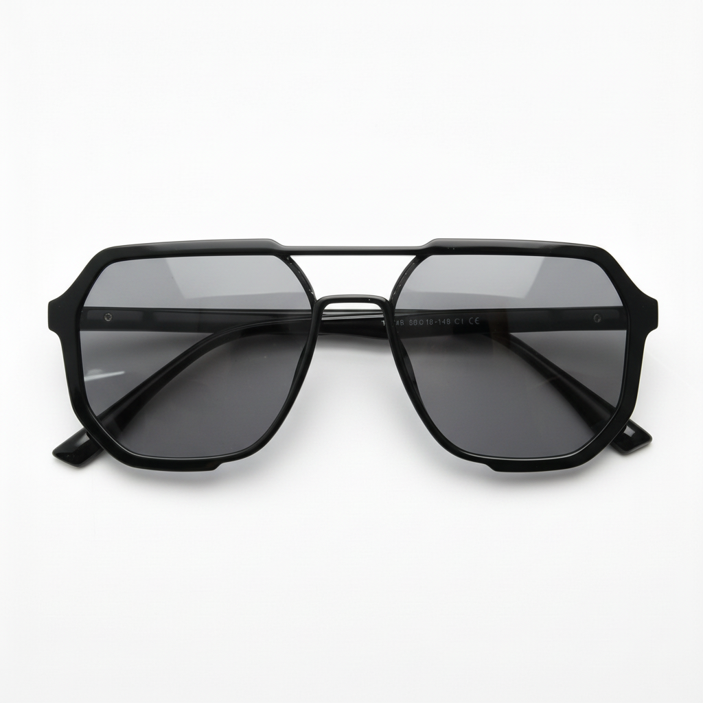 Poppy Grey Tinted Lens Sunglasses Front View
