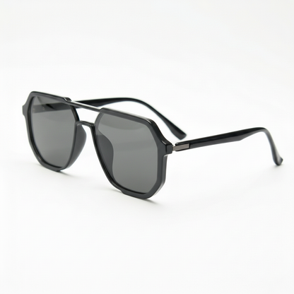 Poppy Grey Tinted Lens Sunglasses Side View