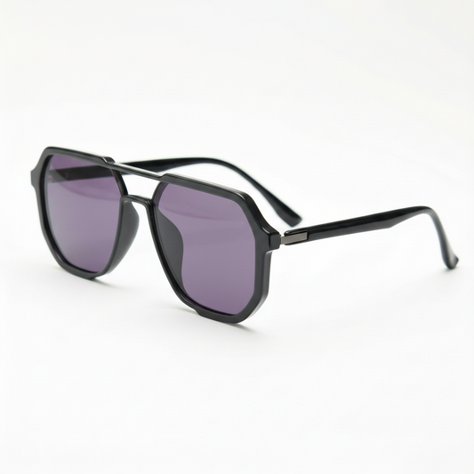 Poppy Purple Tinted Lens Sunglasses Side View