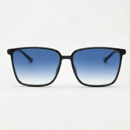 Sally Blue Gradient Lens Sunglasses Front View