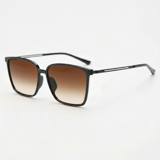 Sally Brown Gradient Lens Sunglasses Side View