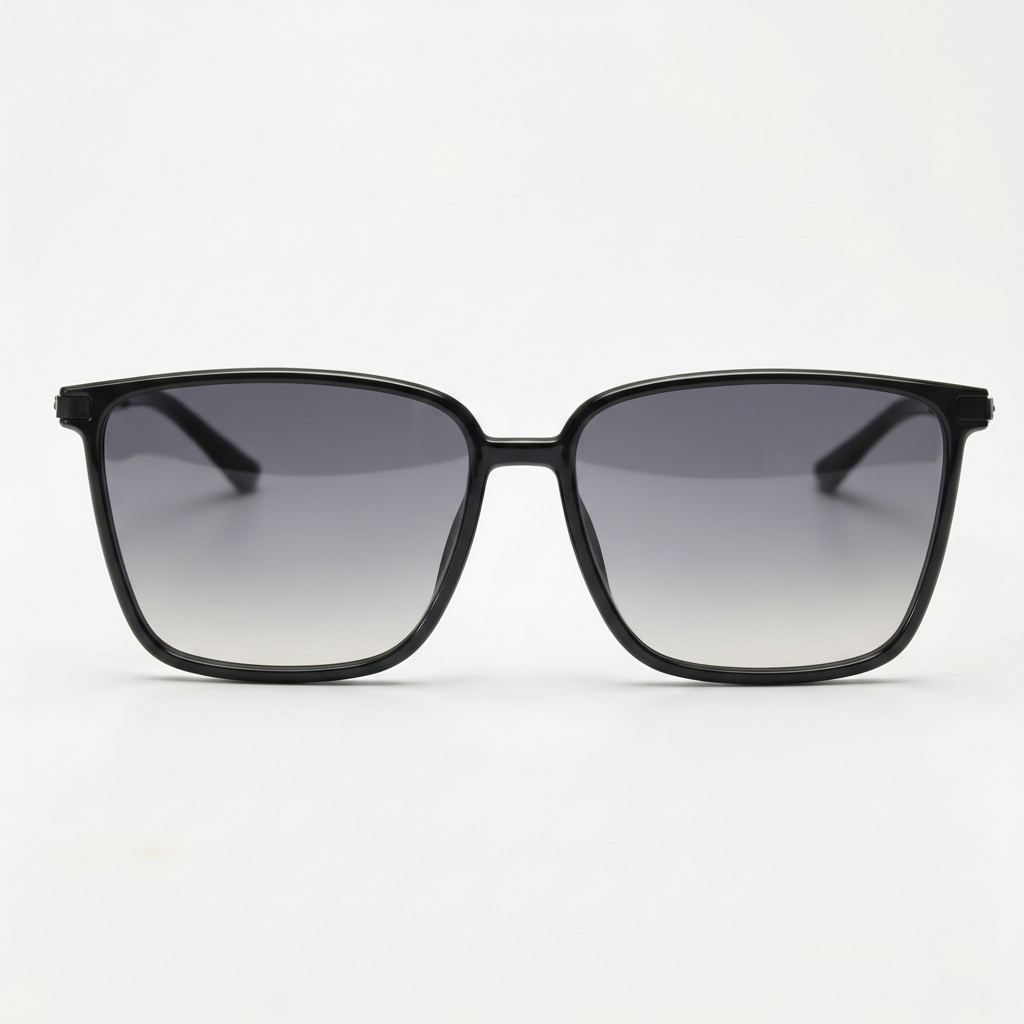 Sally Grey Gradient Lens Sunglasses Front View