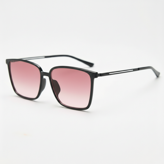 Sally Pink Gradient Lens Sunglasses Side View