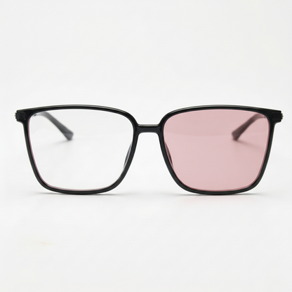 Sally Pink Photochromic Lens Glasses Front View
