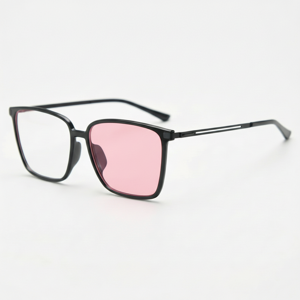 Sally Pink Photochromic Lens Glasses Side View