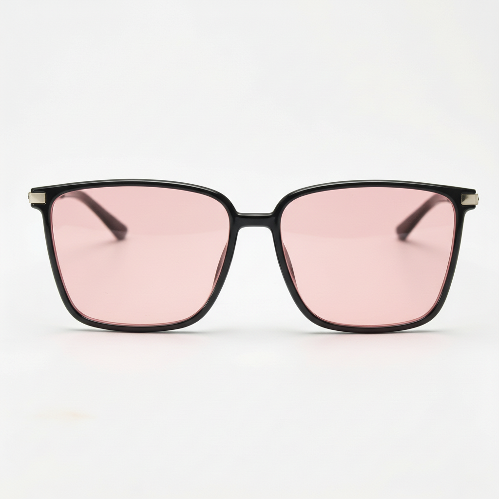 Sally Pink Tinted Lens Sunglasses Front View