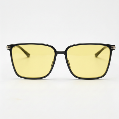 Sally Yellow Tinted Lens Sunglasses Front View