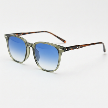 Sherry Blue Gradient Lens Sunglasses Side View