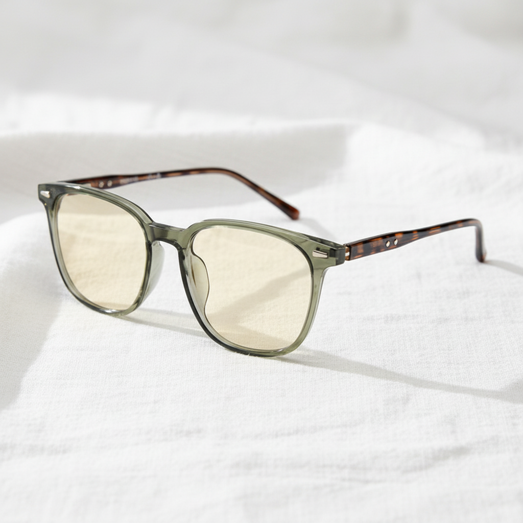 Sherry Blue Light Blue Light Lens Glasses Lifestyle Shot