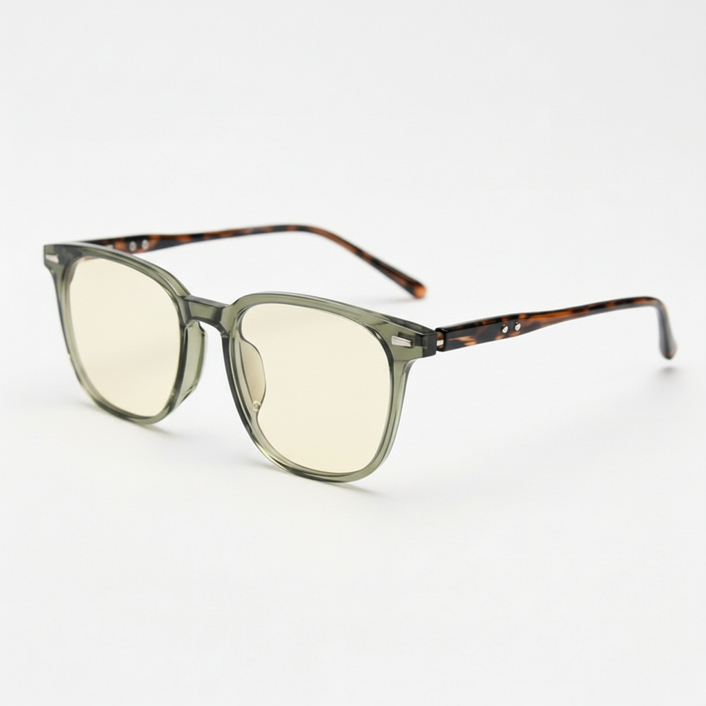 Sherry Blue Light Blue Light Lens Glasses Side View