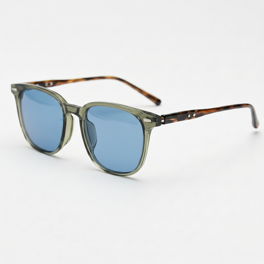 Sherry Blue Tinted Lens Sunglasses Side View