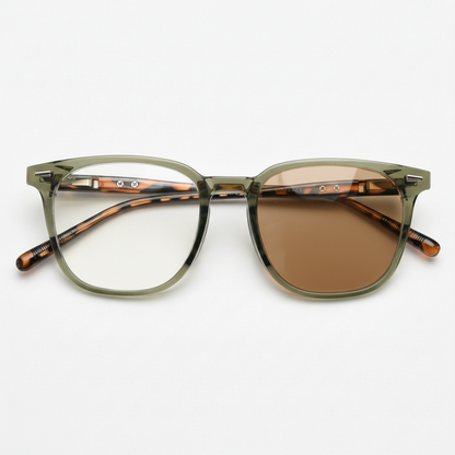 Sherry Brown Photochromic Lens Glasses Front View