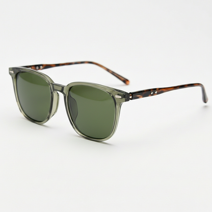 Sherry Green Tinted Lens Sunglasses Side View