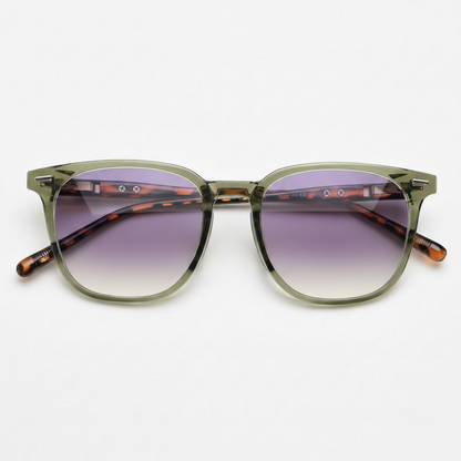 Sherry Purple Gradient Lens Sunglasses Front View