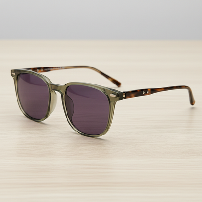 Sherry Purple Tinted Lens Sunglasses Lifestyle Shot