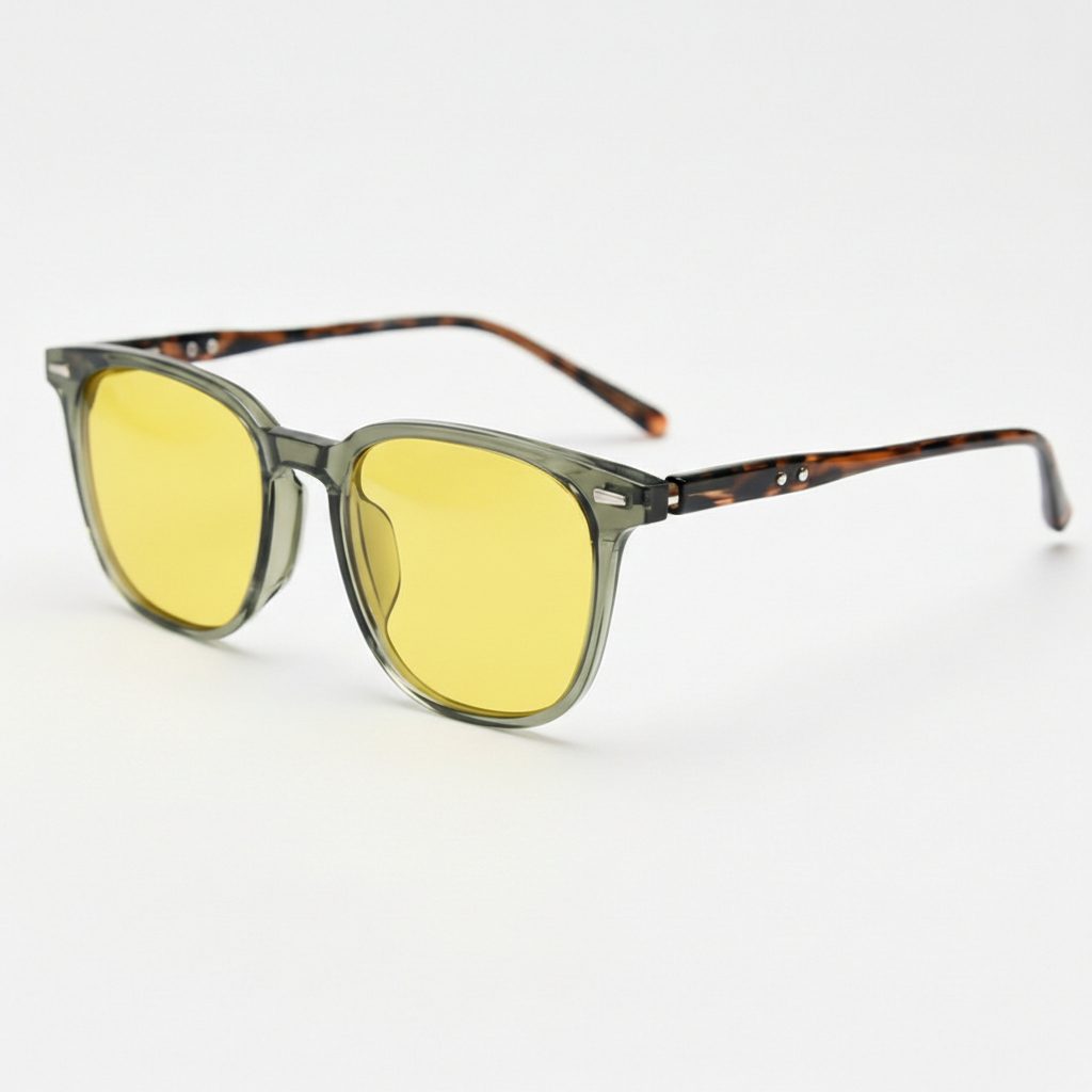 Sherry Yellow Tinted Lens Sunglasses Side View