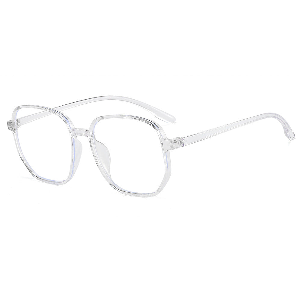 TXOME Big Polygon Clear Glasses -TXOME