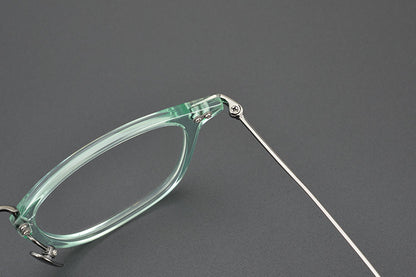 TXOME Someday Titanium Clear Frame Glasses