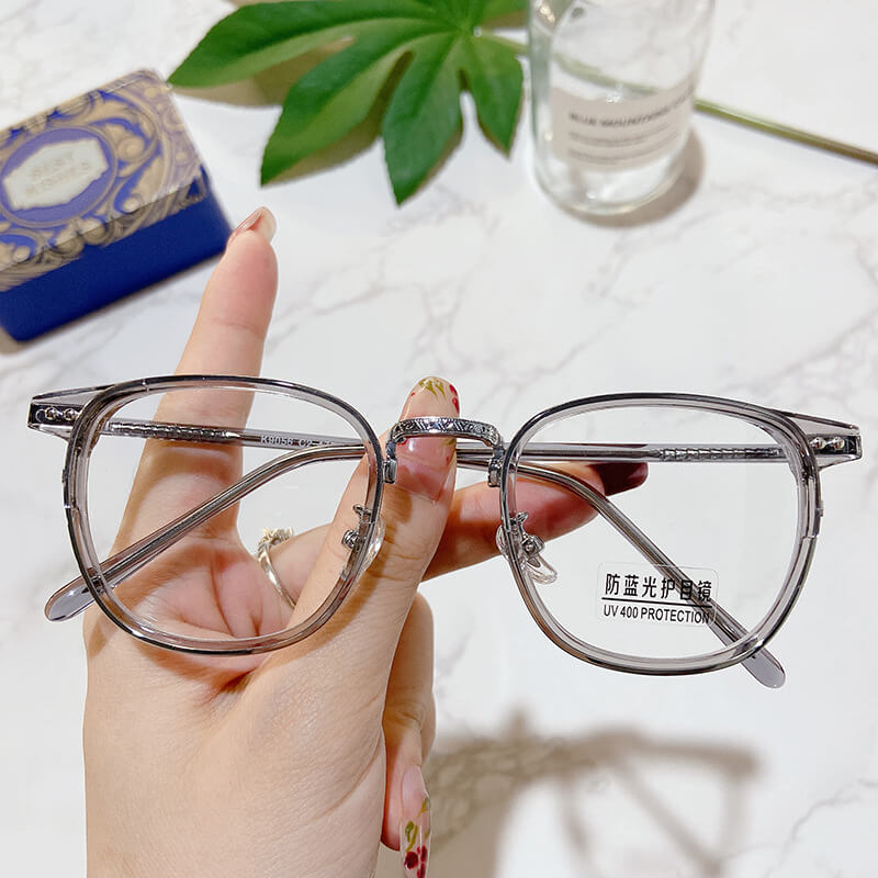 TXOME Turtoise Oval TR Frame Glasses -TXOME