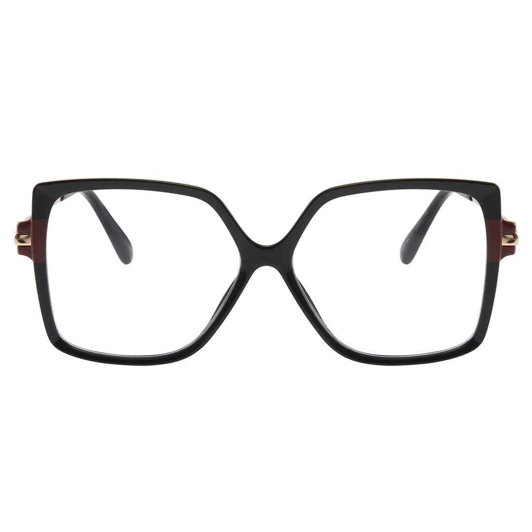 TXOME Square Black Frame Glasses -TXOME